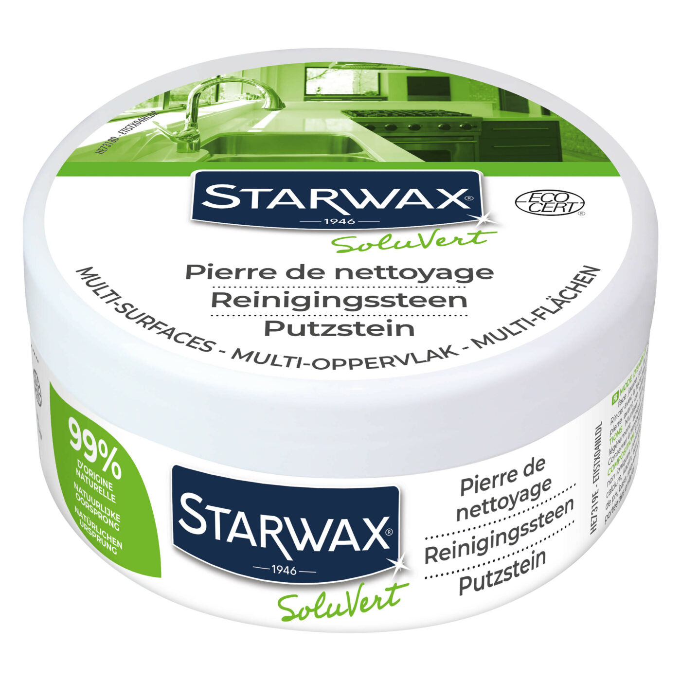 Starwax Soluvert Pierre blanche de nettoyage multi-surfaces