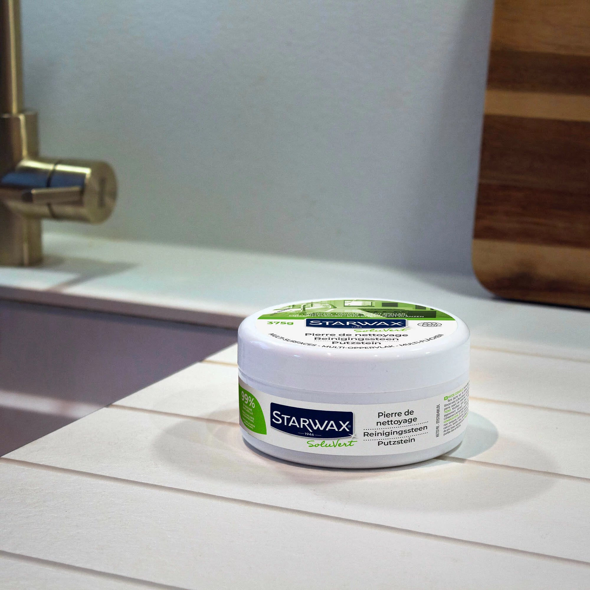 Starwax Soluvert Pierre blanche de nettoyage multi-surfaces