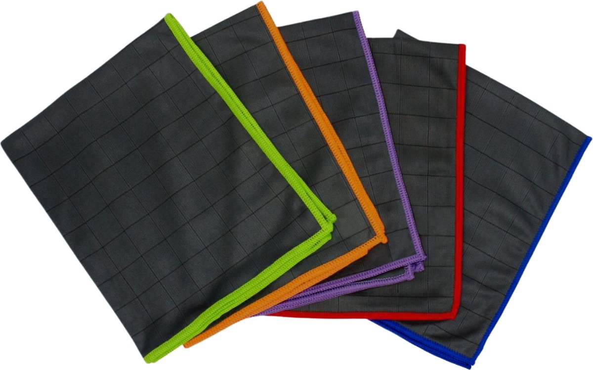 Carbon Microfiber Cleaning Cloth (pack of 5)