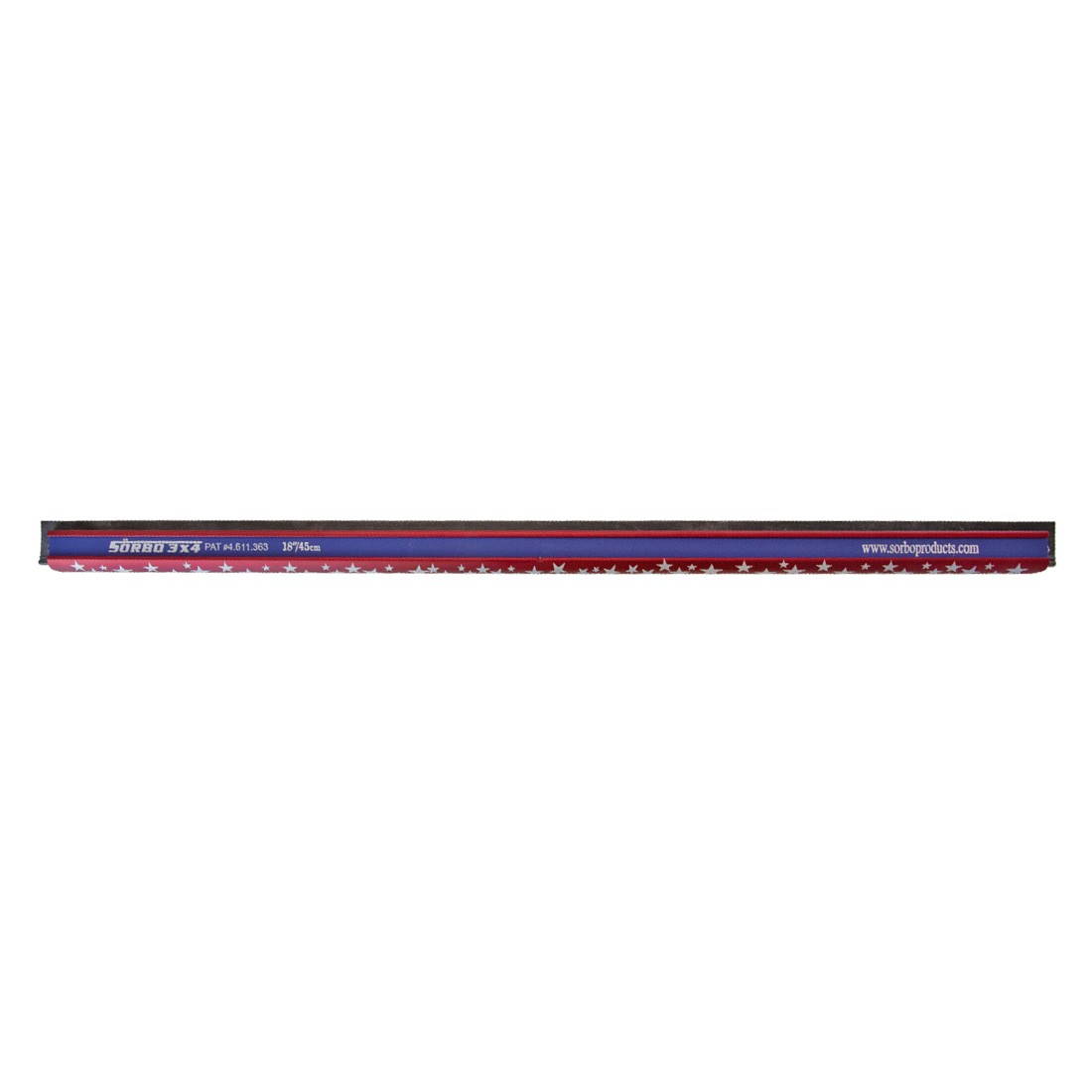 Sörbo Rail Red White & Blue 45 cm - vue longueur