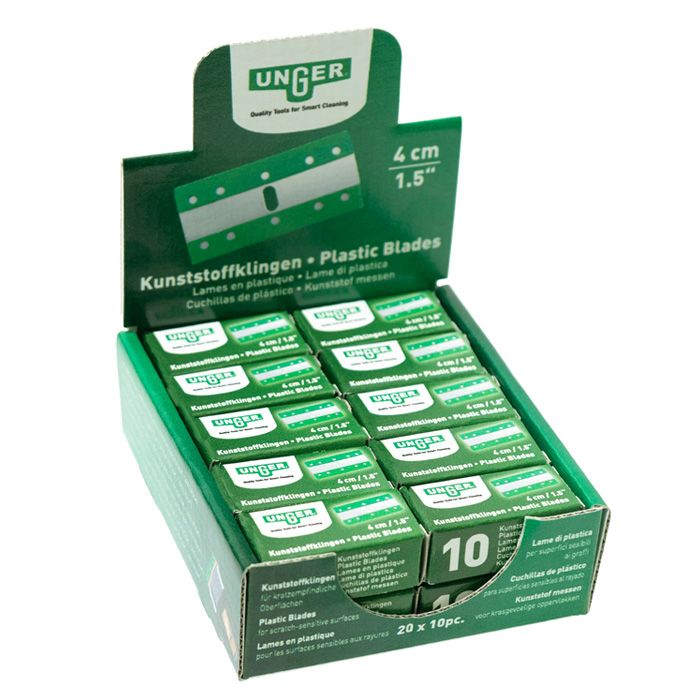 Unger - Stainless Steel Blades for Premium Window Scraper ***+