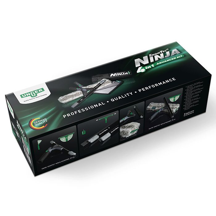 Unger - Kit avancé ErgoTec NINJA 4in1 ***+